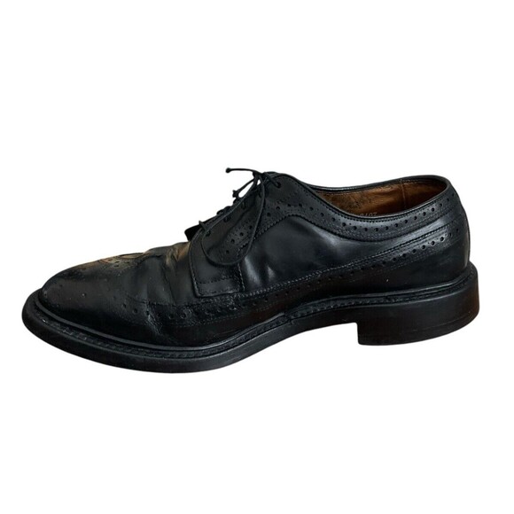 Allen Edmonds Black MacNeil 9107 Wingtip Dress Shoes Size 9.5 D - Picture 3 of 7